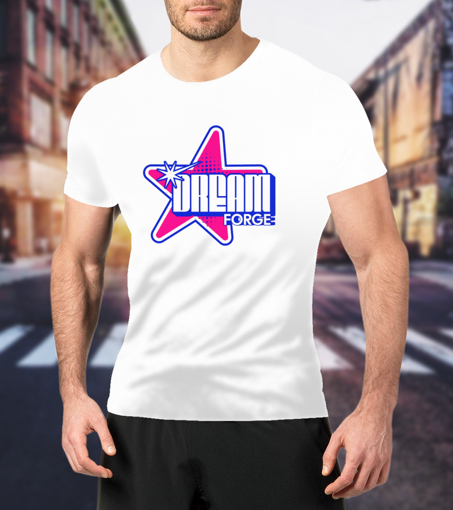 Dream Forge Star Bright Neon Retro T-Shirt