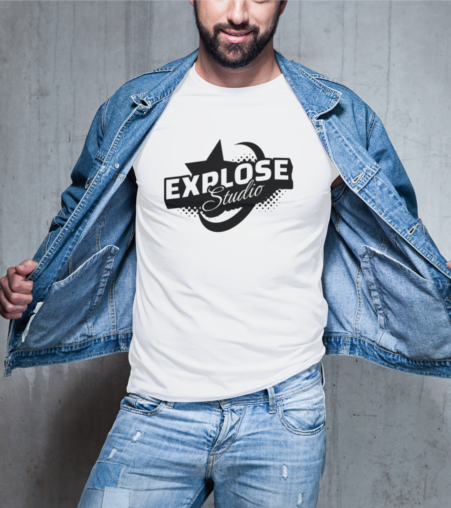 EXPL0SE Studio Starburst Halftone T-Shirt