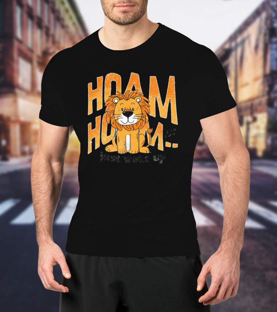 HOAM HOAM Just Woke Up Lion T-Shirt