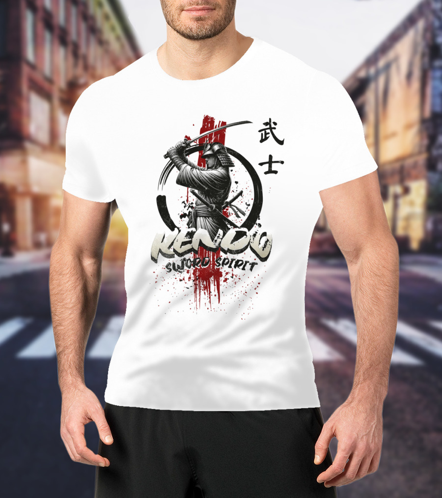Kendo Sword Spirit Bushido Warrior T-Shirt