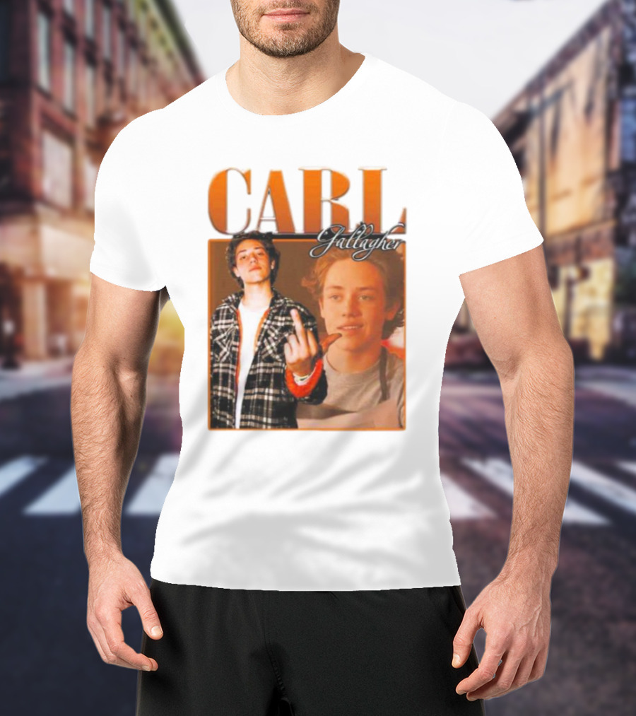 Carl Gallagher 90s Inspired Grunge Aesthetic With Attitude T-Shirt