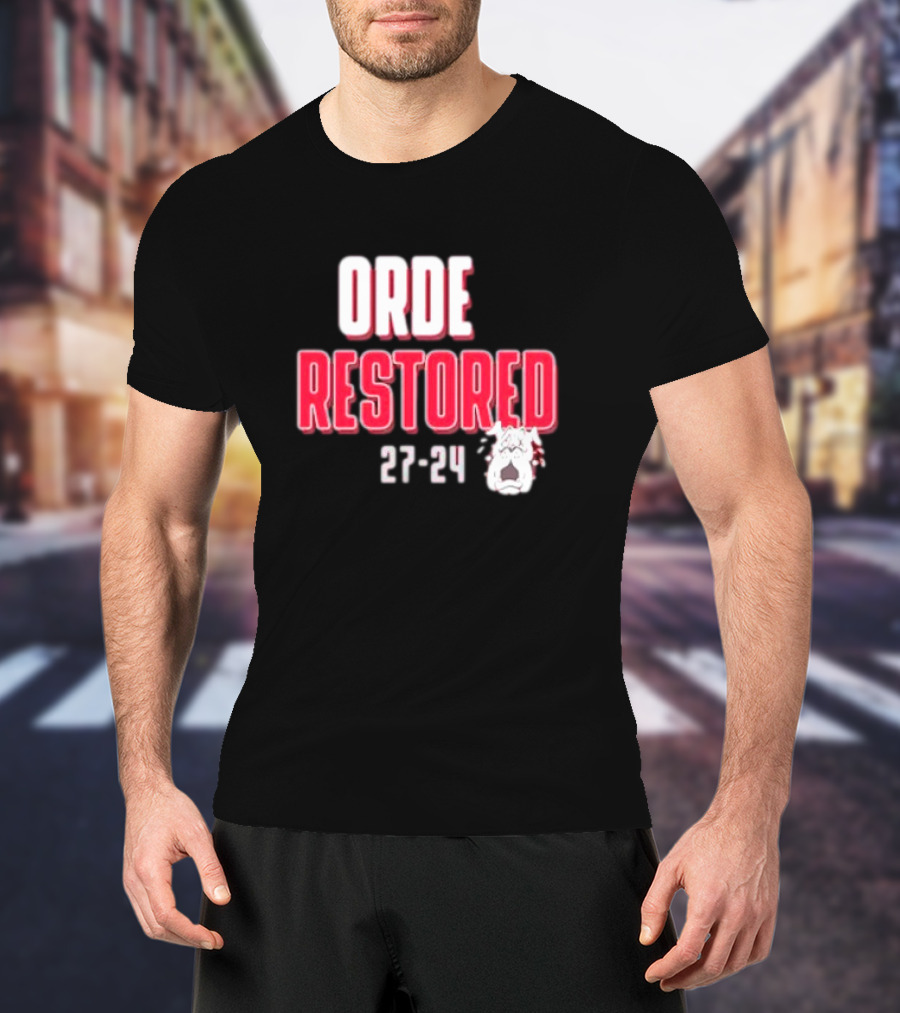 Order Restored 27-24 Alabama Crimson Tide T-Shirt