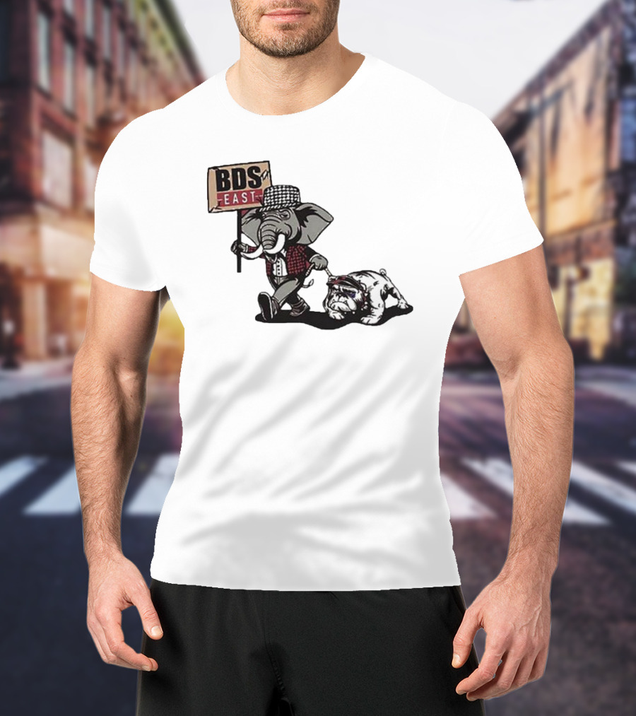 ALABAMA BDS East Elephant With Bulldog T-Shirt