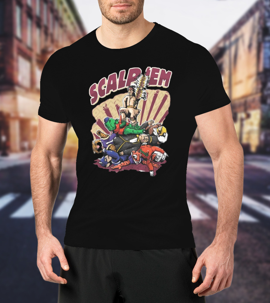 Florida State Seminoles Scalp Em Football Victory Over Rivals T-Shirt