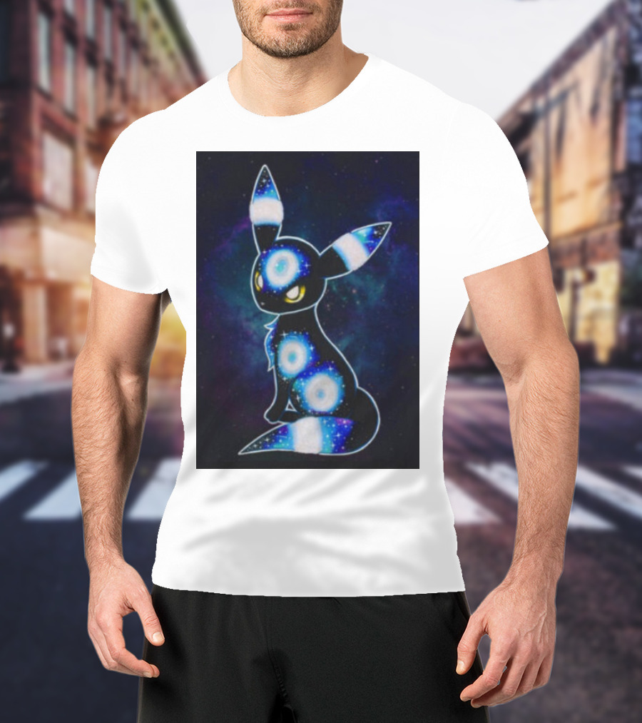 Umbreon Galaxy Cosmic Pokemon T-Shirt