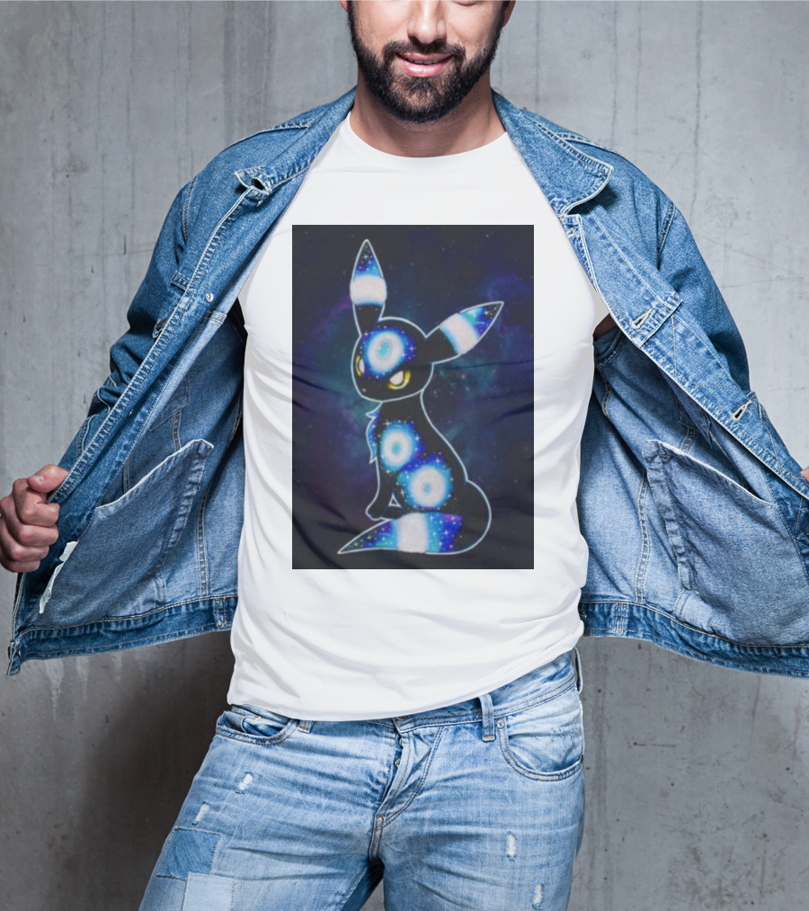 Umbreon Galaxy Cosmic Pokemon T-Shirt