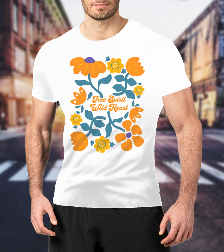 Free Spirit Wild Heart Floral T-Shirt