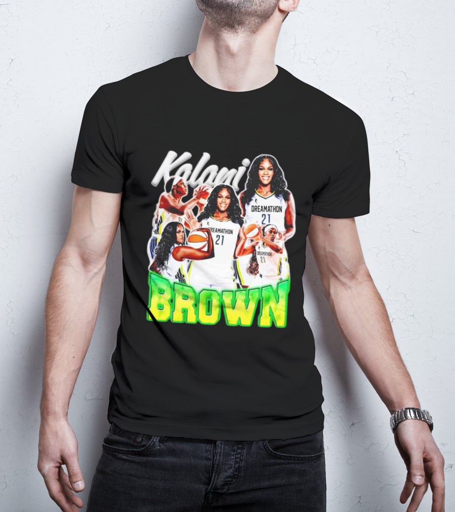 Kalani Brown Dreamathon 21 Basketball Legends T-Shirt