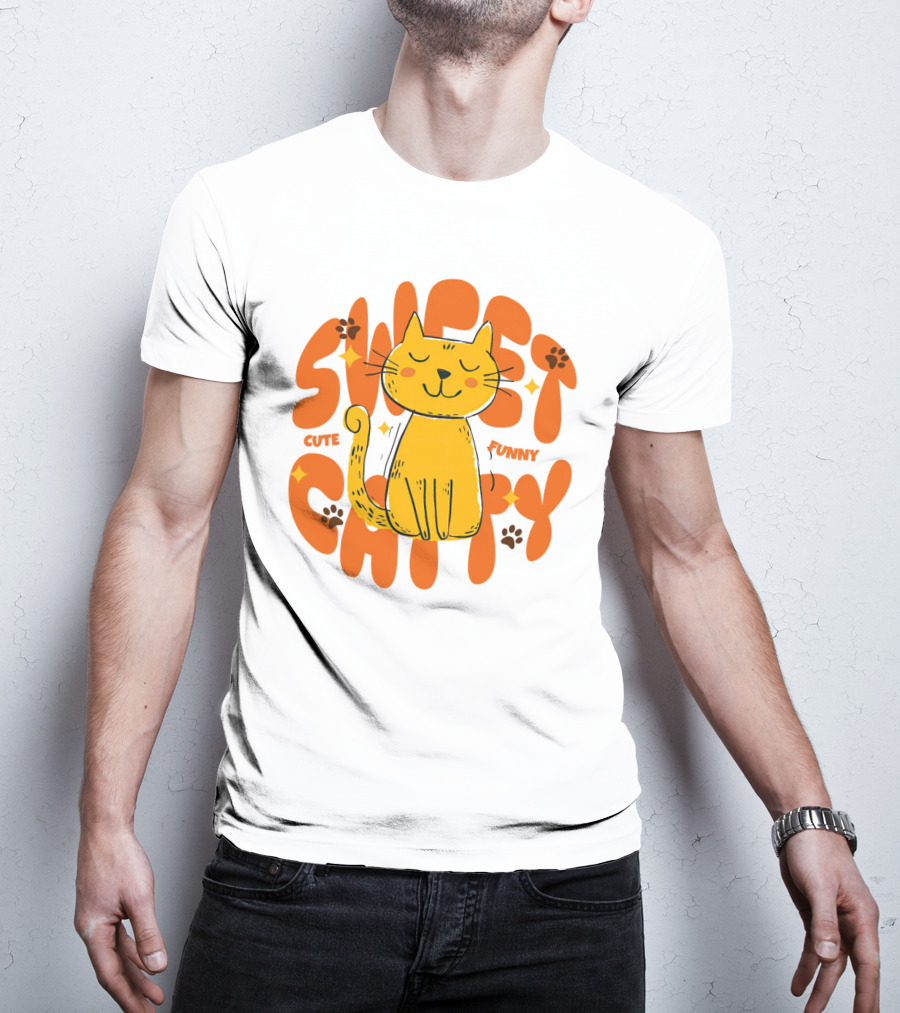 Sweet Cat Cute Funny T-Shirt