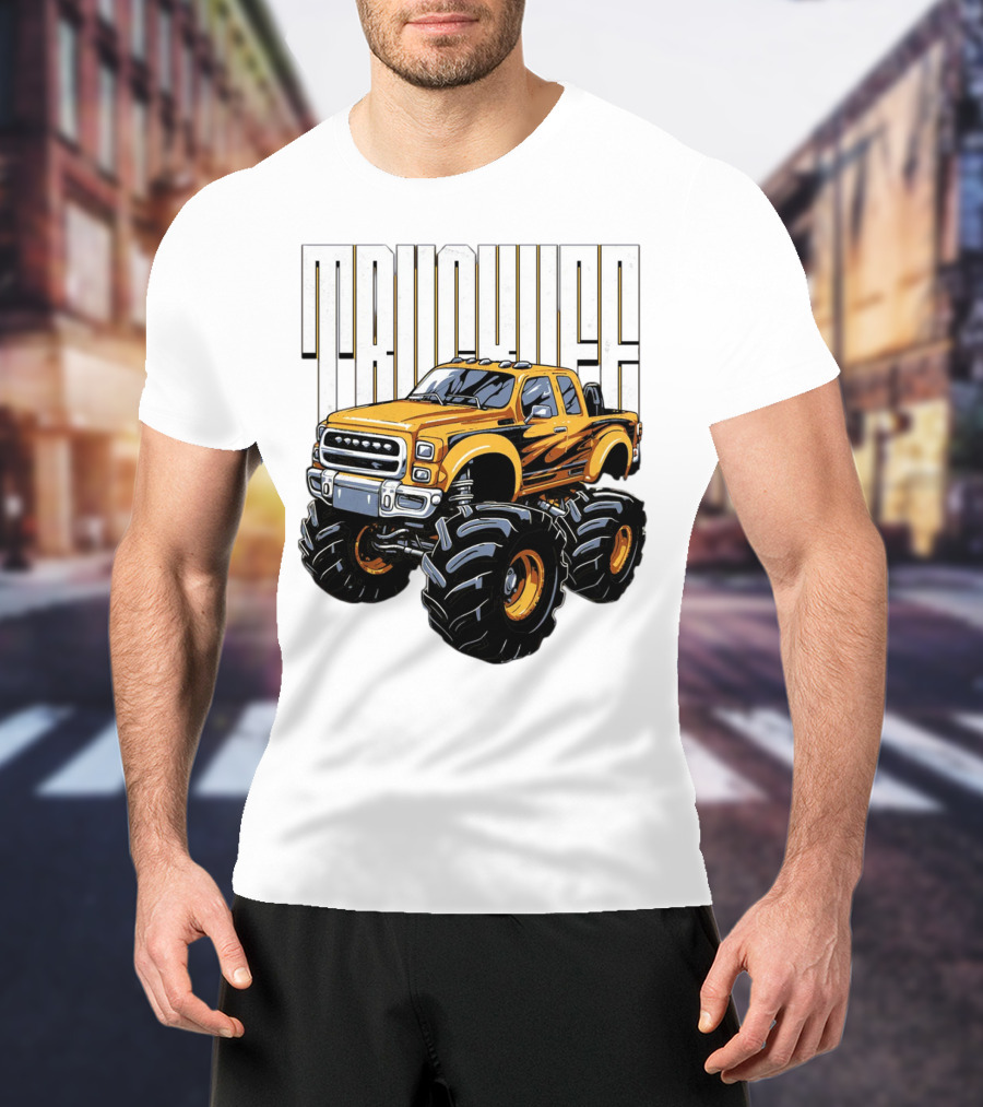 Trucklife Adventure Never Slowing Down Monster Truck T-Shirt