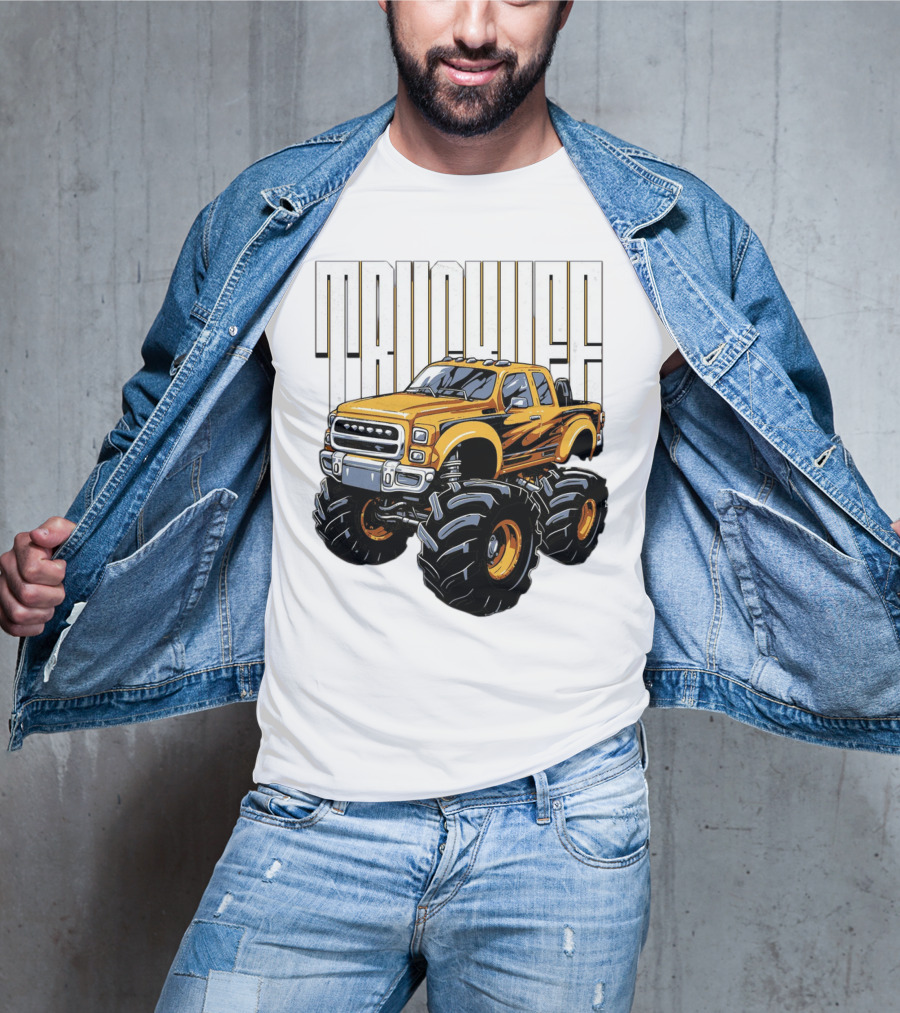 Trucklife Adventure Never Slowing Down Monster Truck T-Shirt
