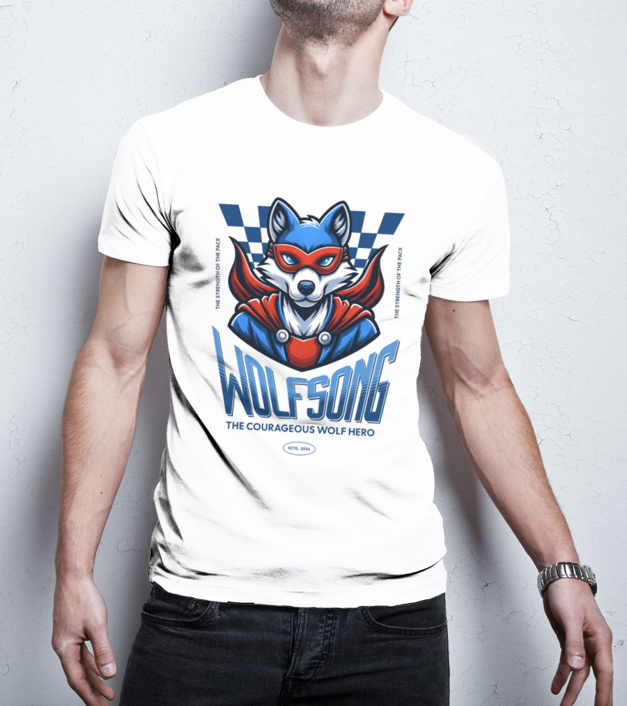 WOLFSONG THE COURAGEOUS WOLF HERO THE LEGENDARY WOLF SPIRIT T-Shirt