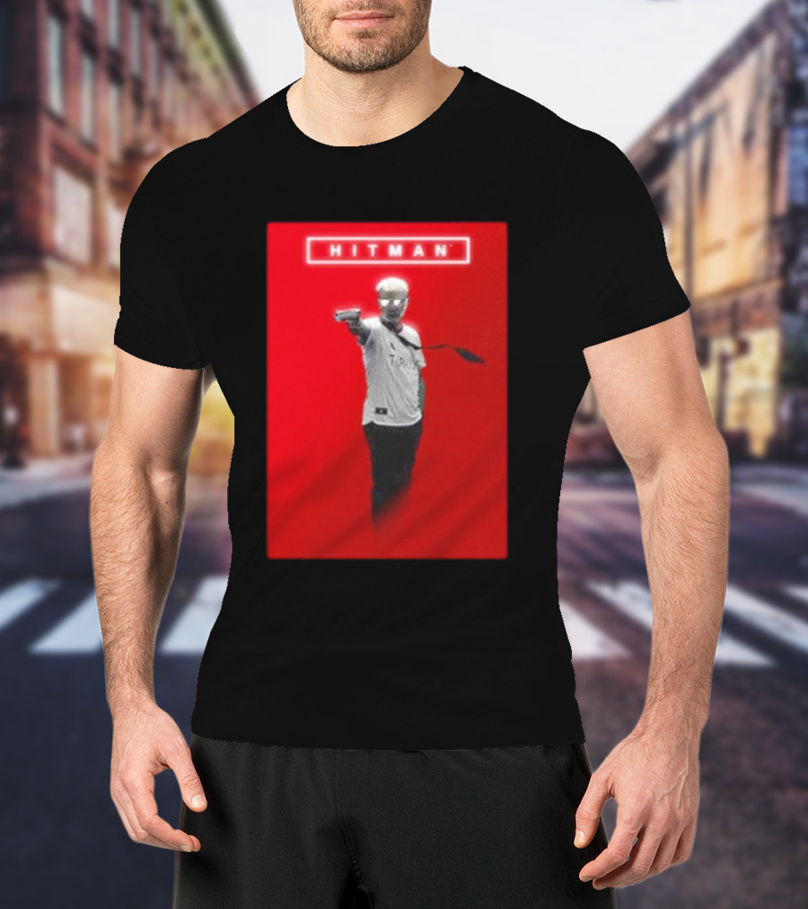 Hitman Agent 47 Gun Pose T-Shirt