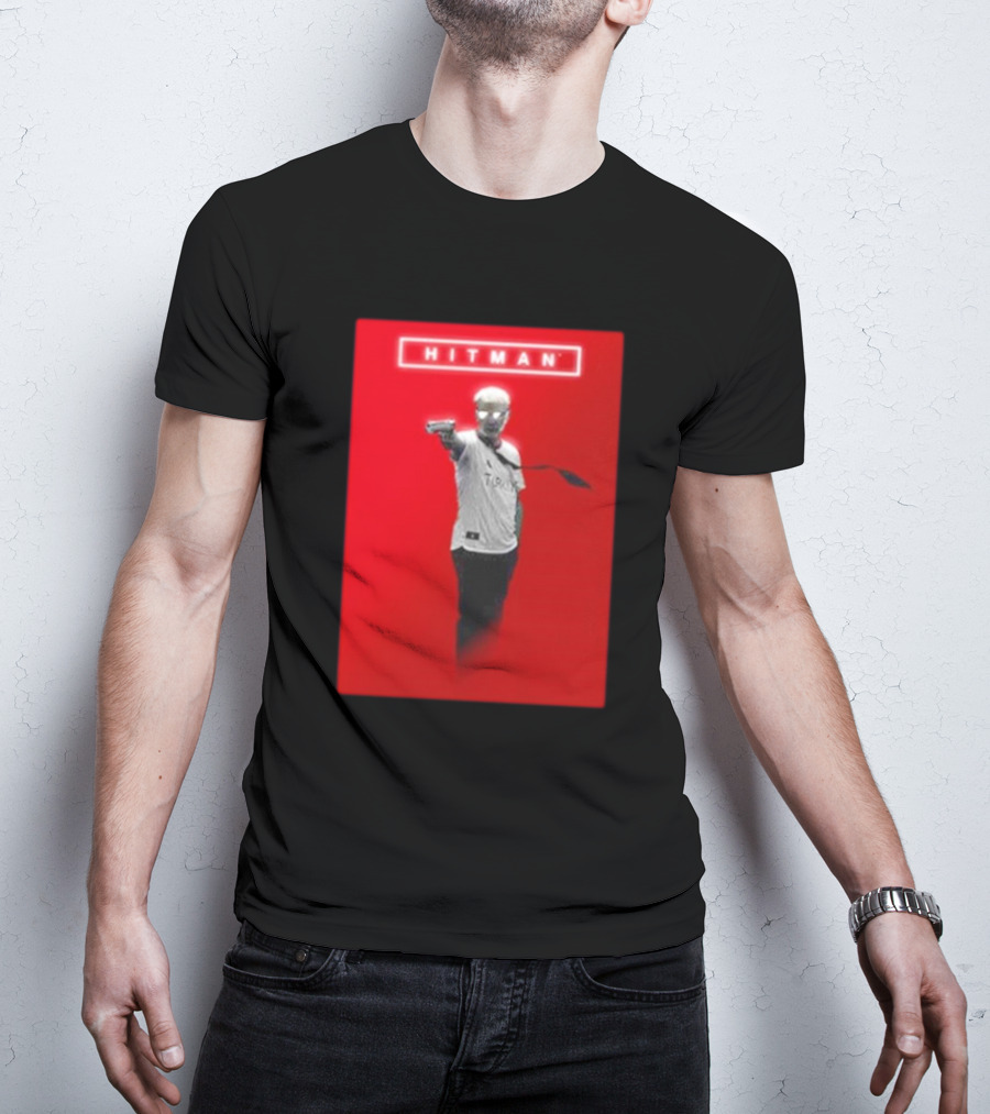 Hitman Agent 47 Gun Pose T-Shirt