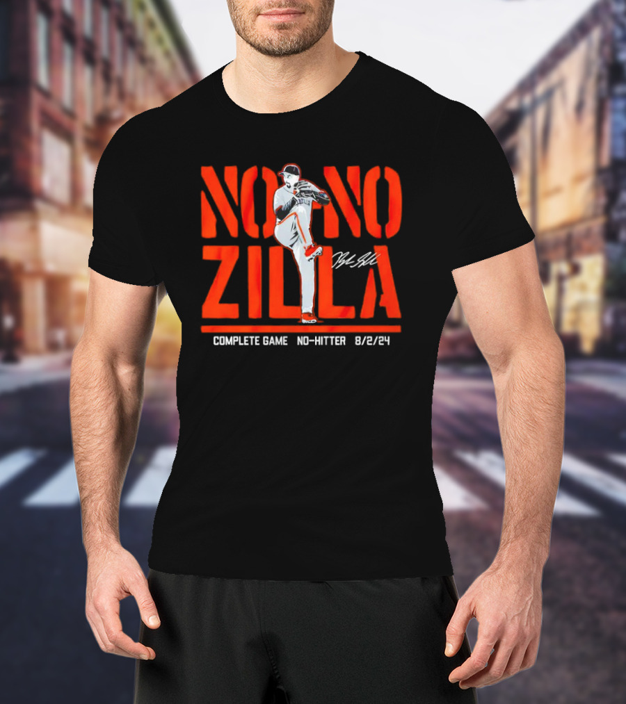 NO NO ZILLA Blake Snell Complete Game No-hitter 8/2/24 T-Shirt