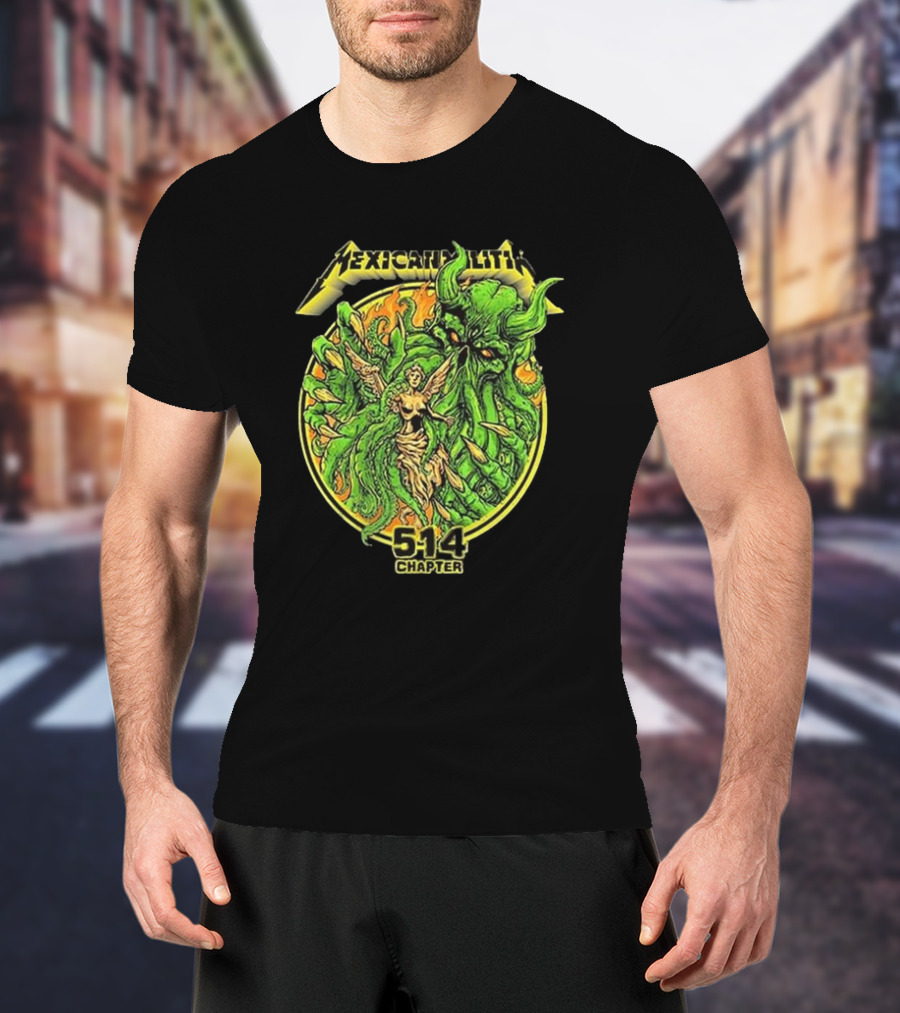 Mexican Militia Chapter 514 Vintage Monster T-Shirt