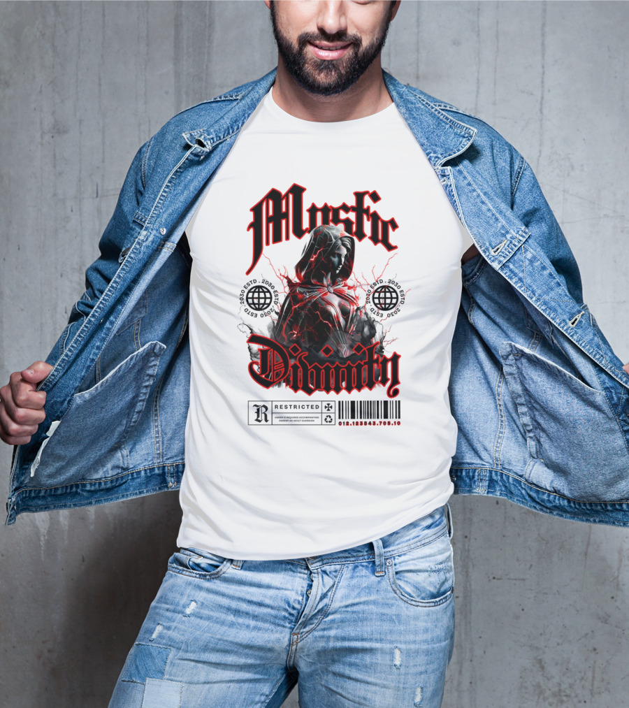 Mystic Divinity Divine Warrior Restricted Barcode 2038 2049 T-Shirt