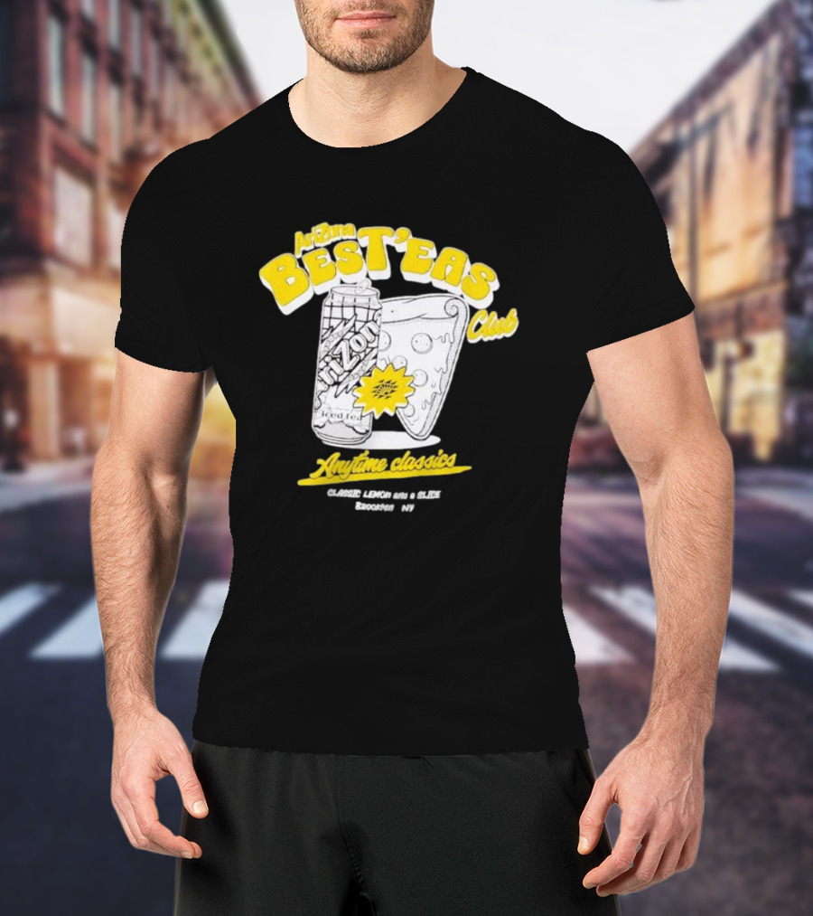 Arizona Best’eas Club Anytime Classics Pizza CLASSIC LUNCH And A SLICE Brooklyn NY T-Shirt