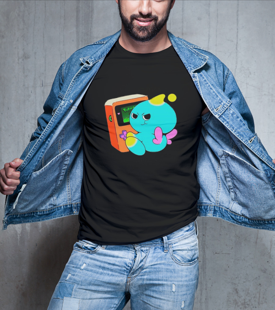 You Keep Playing Ur Silly Little Games Cute Character With Game Device T-Shirt