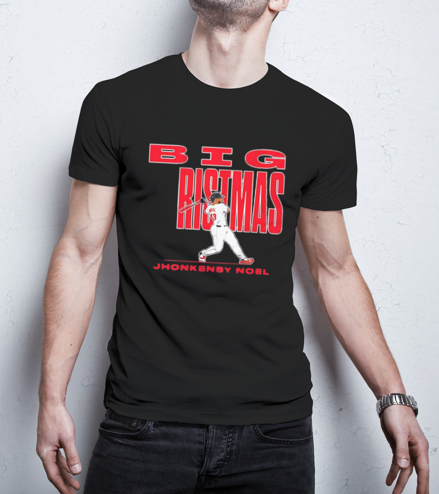 Jhonkensy Noel Cleveland Guardians Big Christmas Bigrismas T-Shirt