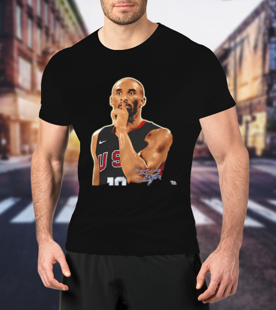 Kobe Bryant USA Basketball 10 Signature Quiet T-Shirt