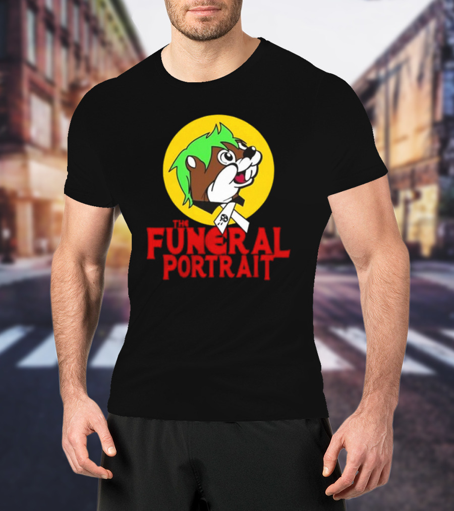 Buc-Ee’s The Funeral Portrait Skull Ribbon T-Shirt