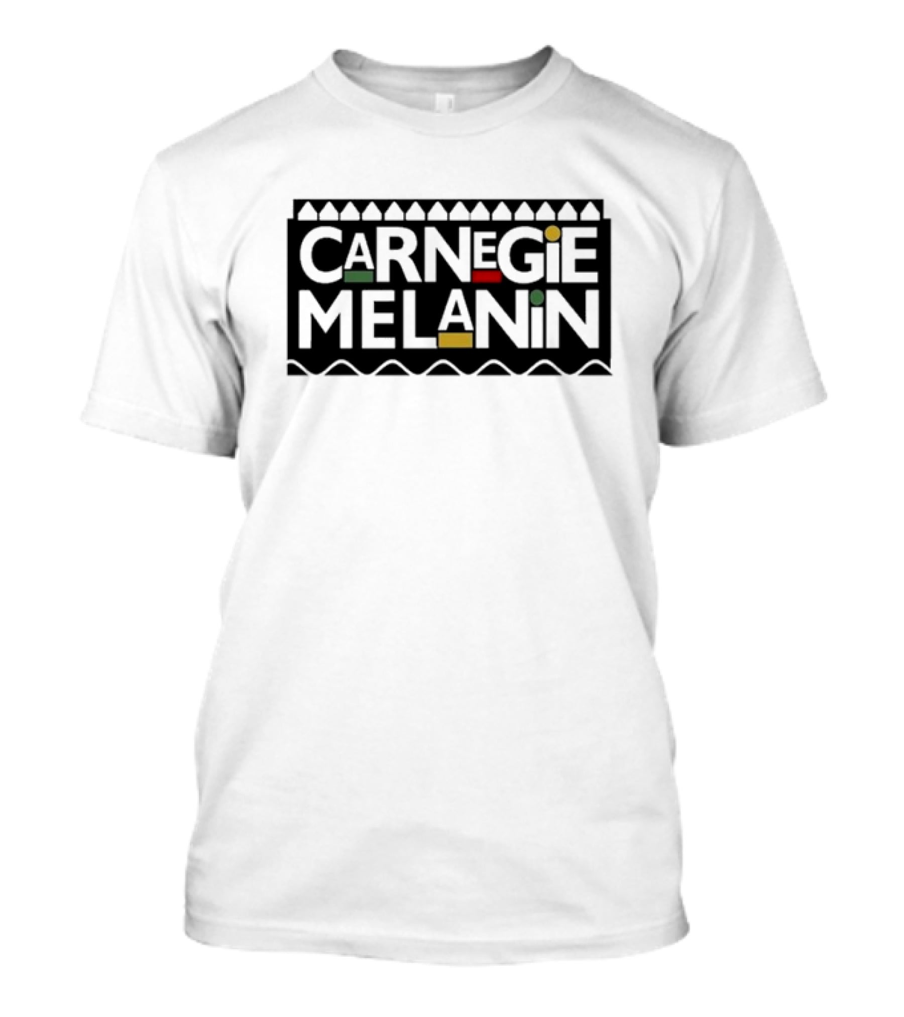 Carnegie Melanin African Heritage Pride Text T-Shirt