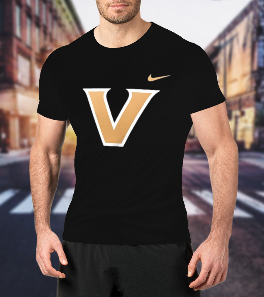 Vanderbilt Commodores Black V T-Shirt