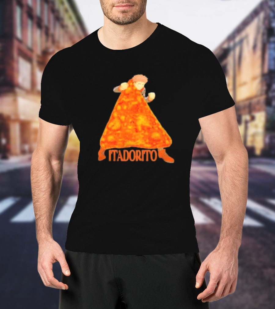 ItaDorito Jujutsu Kaisen Doritos Cheese Nachos Mashup T-Shirt