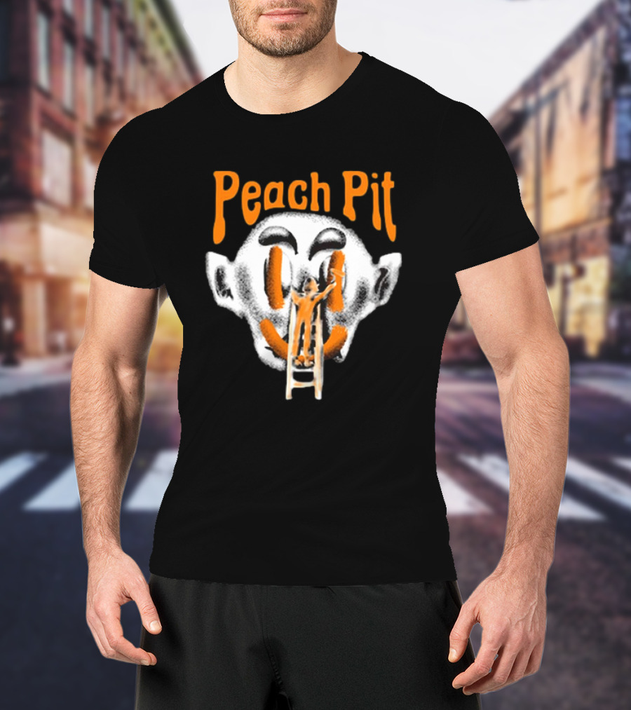 Peach Pit Surreal Face T-Shirt