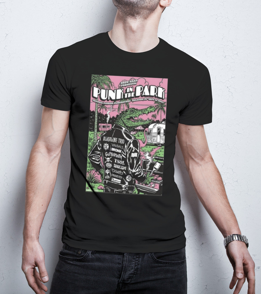 Punk In The Park Central Florida Fairgrounds Alkaline Trio Vandals Orlando Sep 14 T-Shirt