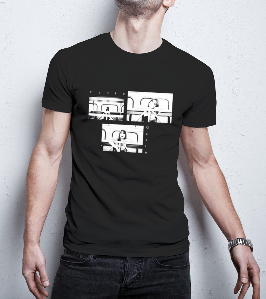 Katie Gavin Black And White Photo Triptych T-Shirt
