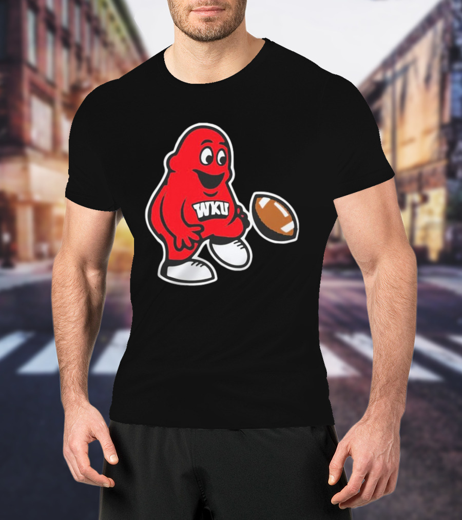 Western Kentucky Hilltoppers WKU Big Red Football Mascot T-Shirt