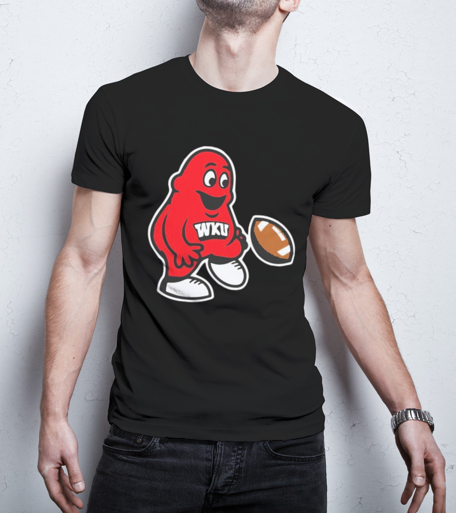 Western Kentucky Hilltoppers WKU Big Red Football Mascot T-Shirt