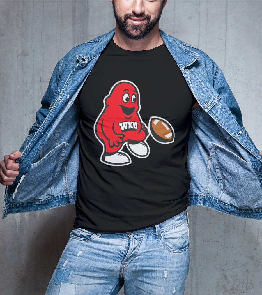 Western Kentucky Hilltoppers WKU Big Red Football Mascot T-Shirt