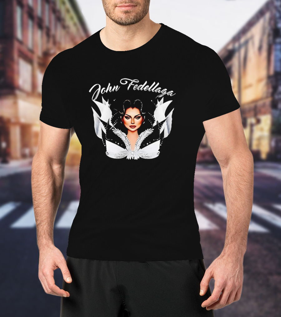 John Fedellaga White Feather Queen T-Shirt