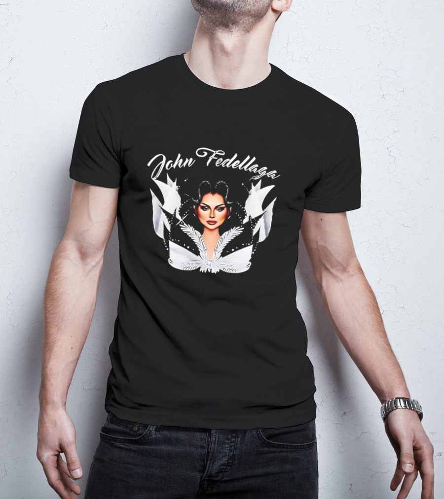 John Fedellaga White Feather Queen T-Shirt