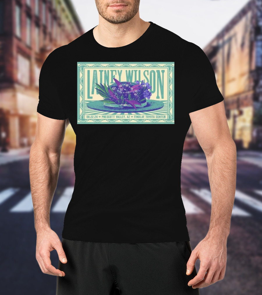 Lainey Wilson Prescott Valley AZ Findlay Toyota Center Aug 22 T-Shirt