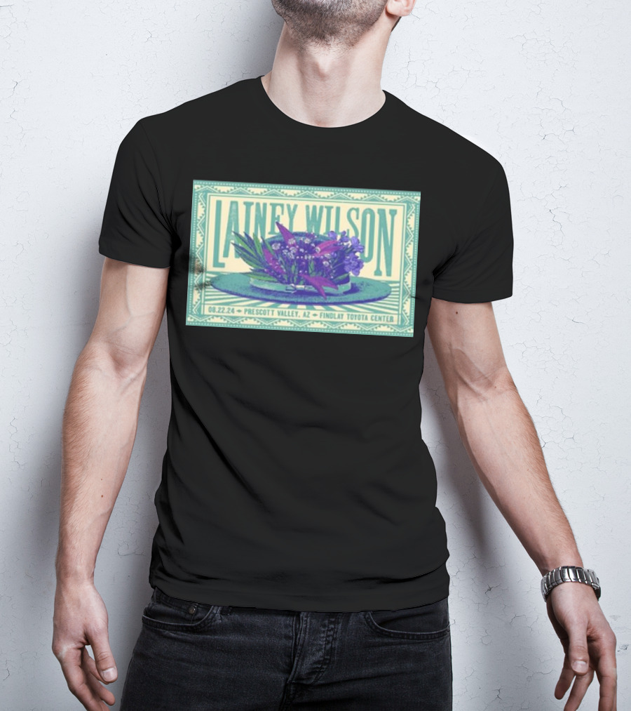Lainey Wilson Prescott Valley AZ Findlay Toyota Center Aug 22 T-Shirt
