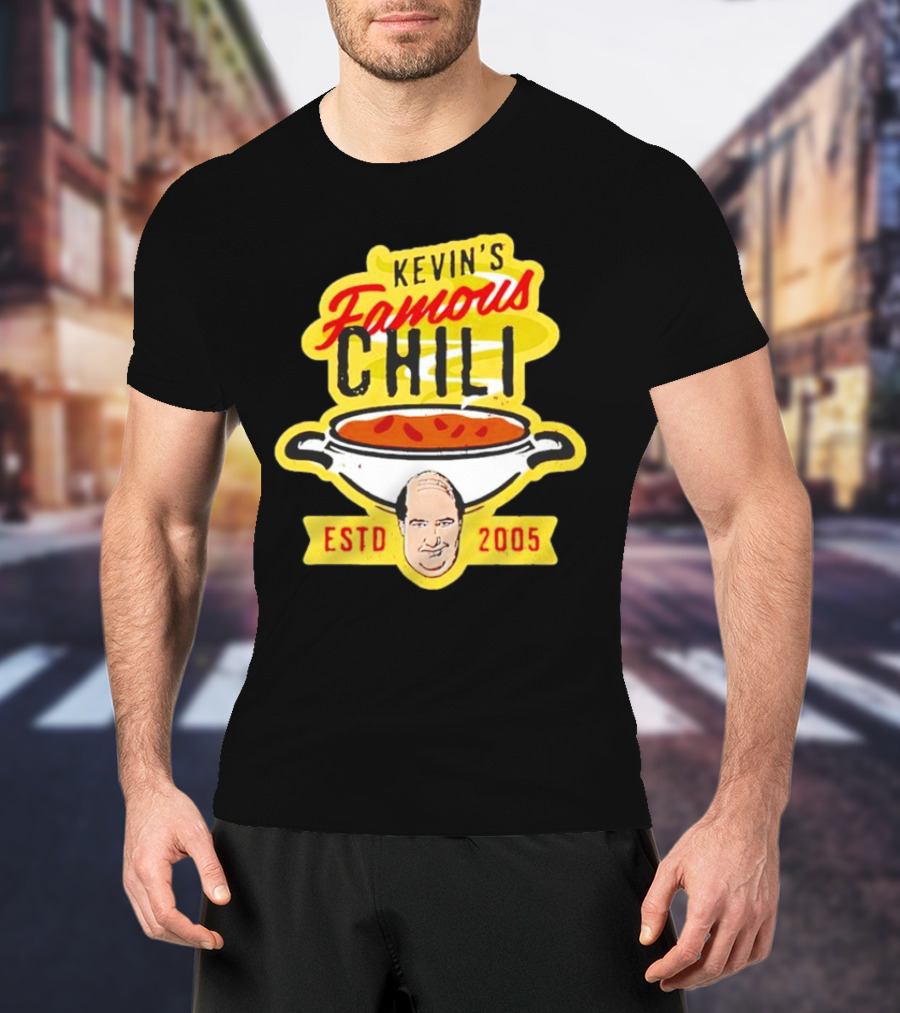 Kevin’s Famous Chili Estd 2005 Michael Wearing Badge T-Shirt