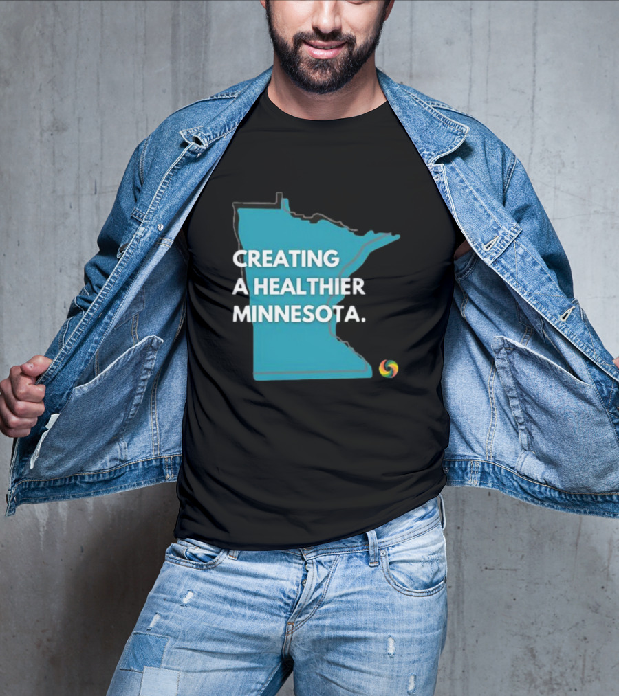 Creating A Healthier Minnesota State Logo With Swirl T-Shirt
