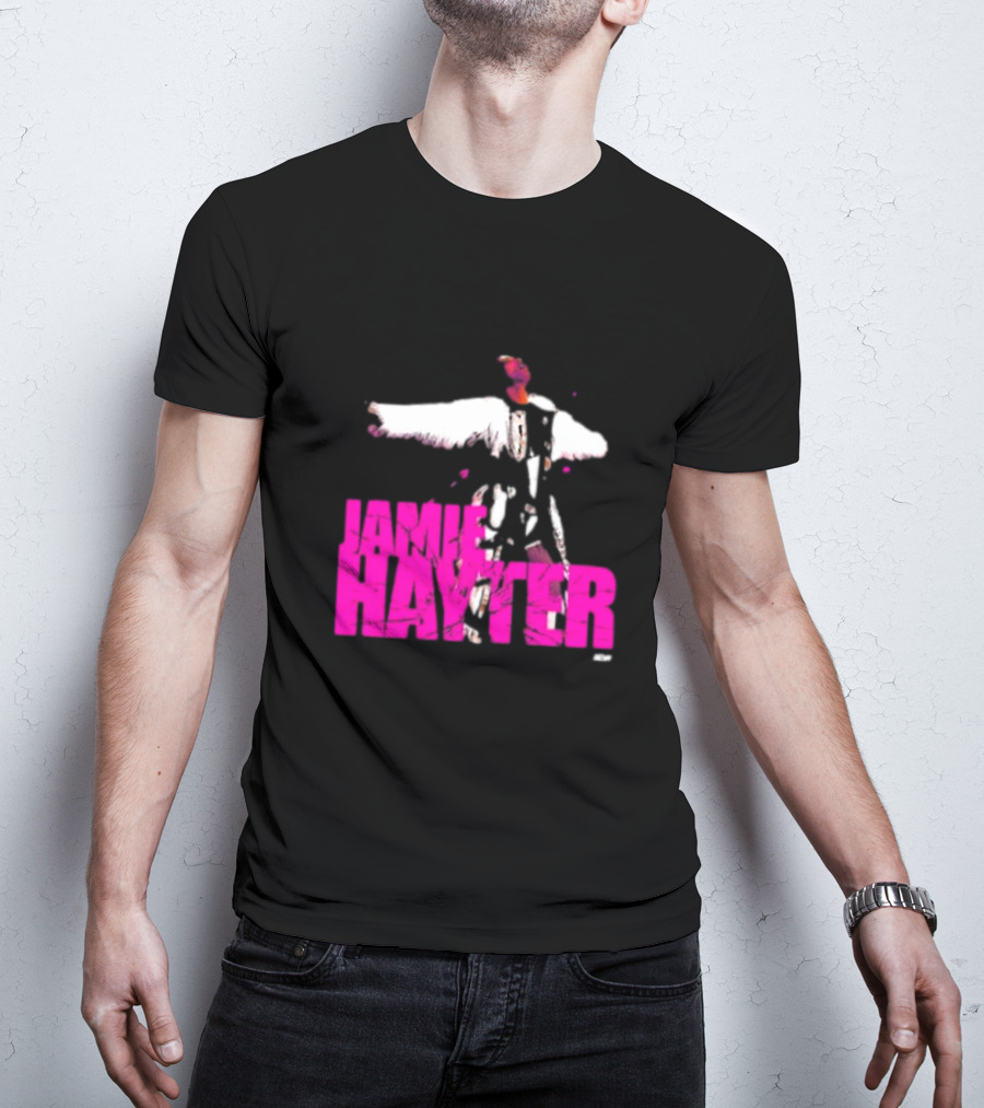 Jamie Hayter Bold Pink Wrestler Aesthetic T-Shirt
