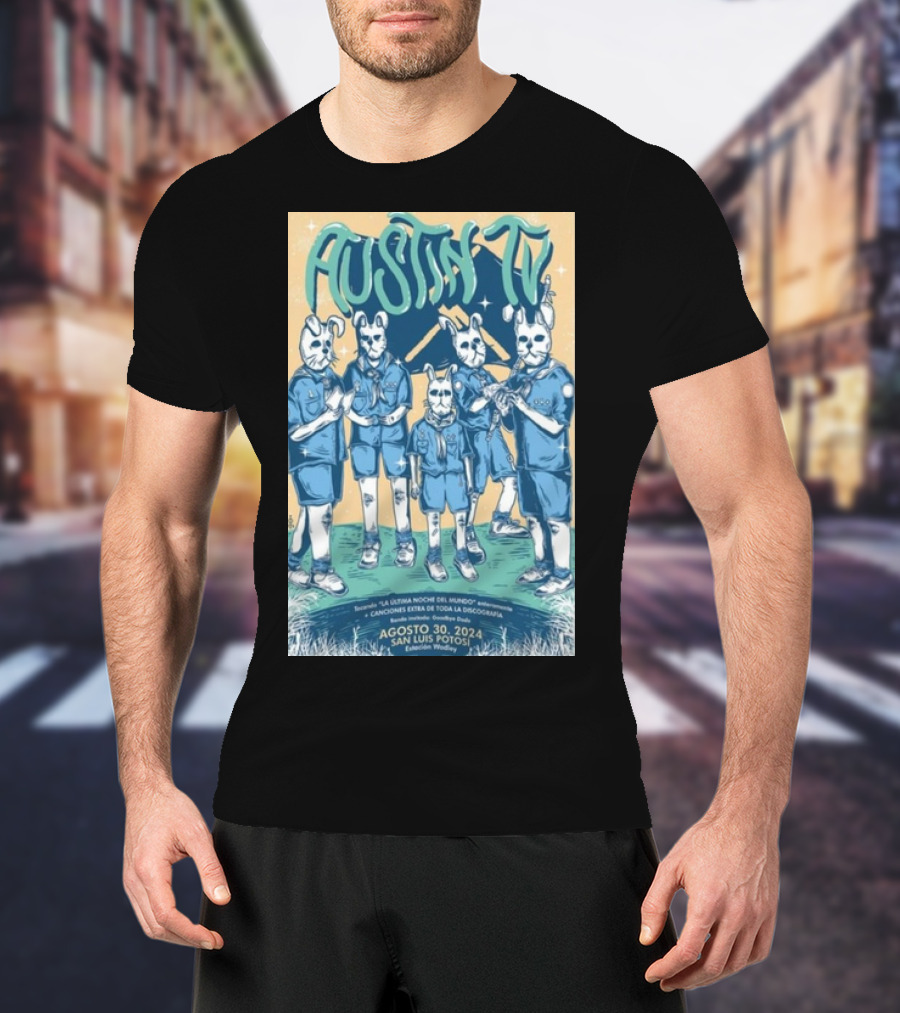 Austin TV La Última Noche Del Mundo San Luis Potosí Estación Wadley Agosto 30 T-Shirt