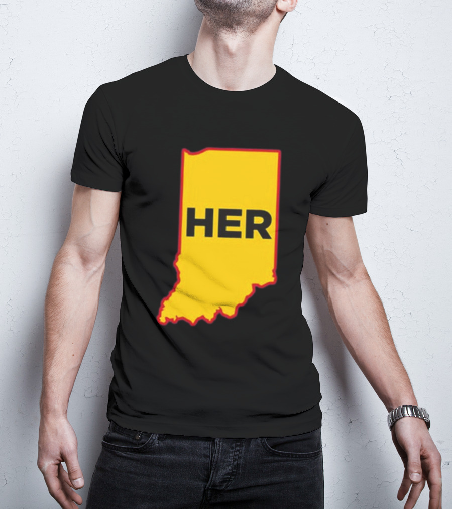 Indiana HER Map T-Shirt