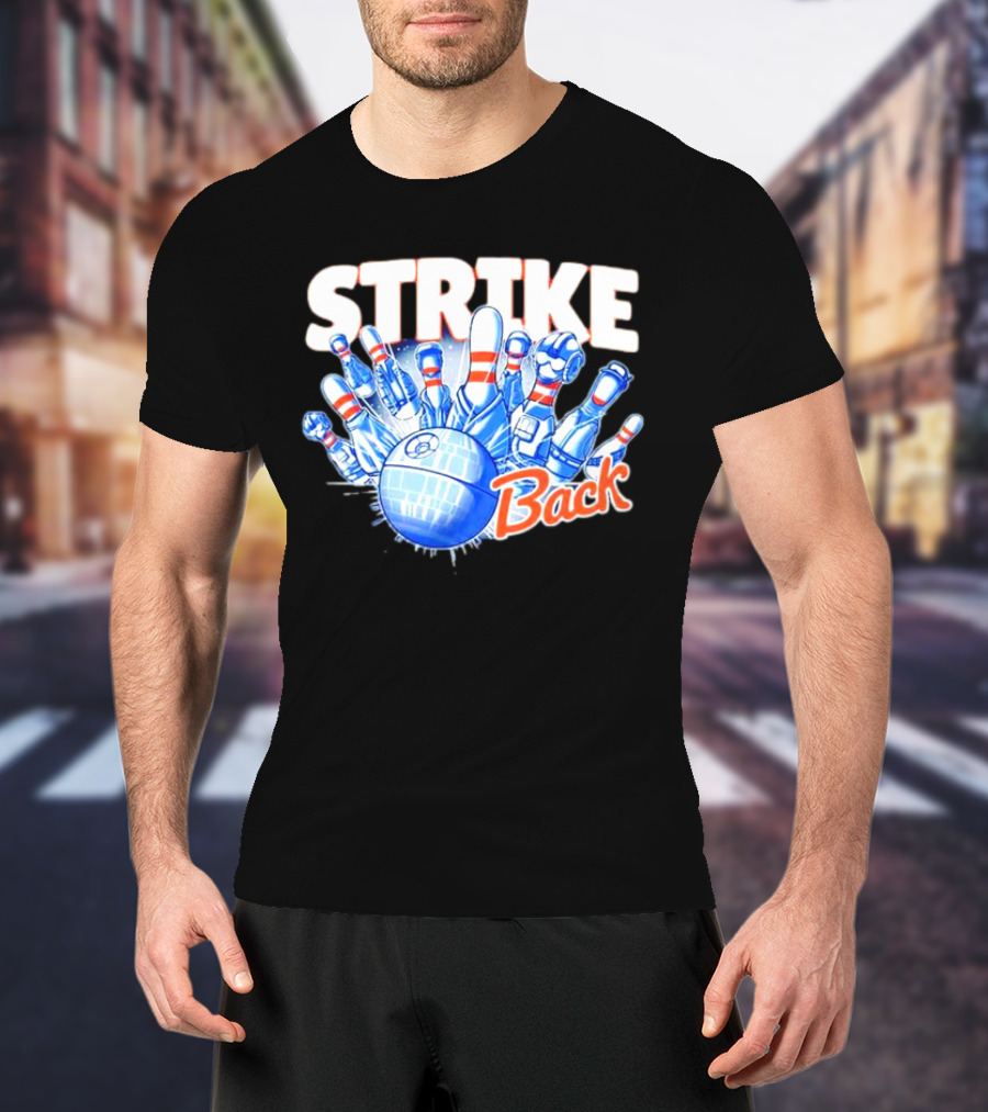 STRIKE Back Bowling And Star Wars Mashup T-Shirt