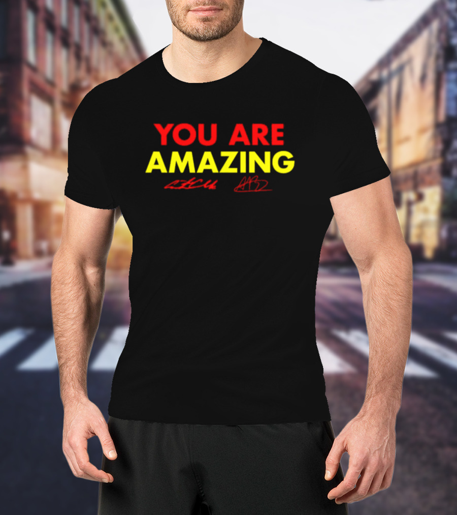 Clark Aliyah Boston You Are Amazing Indiana Fever Signature T-Shirt