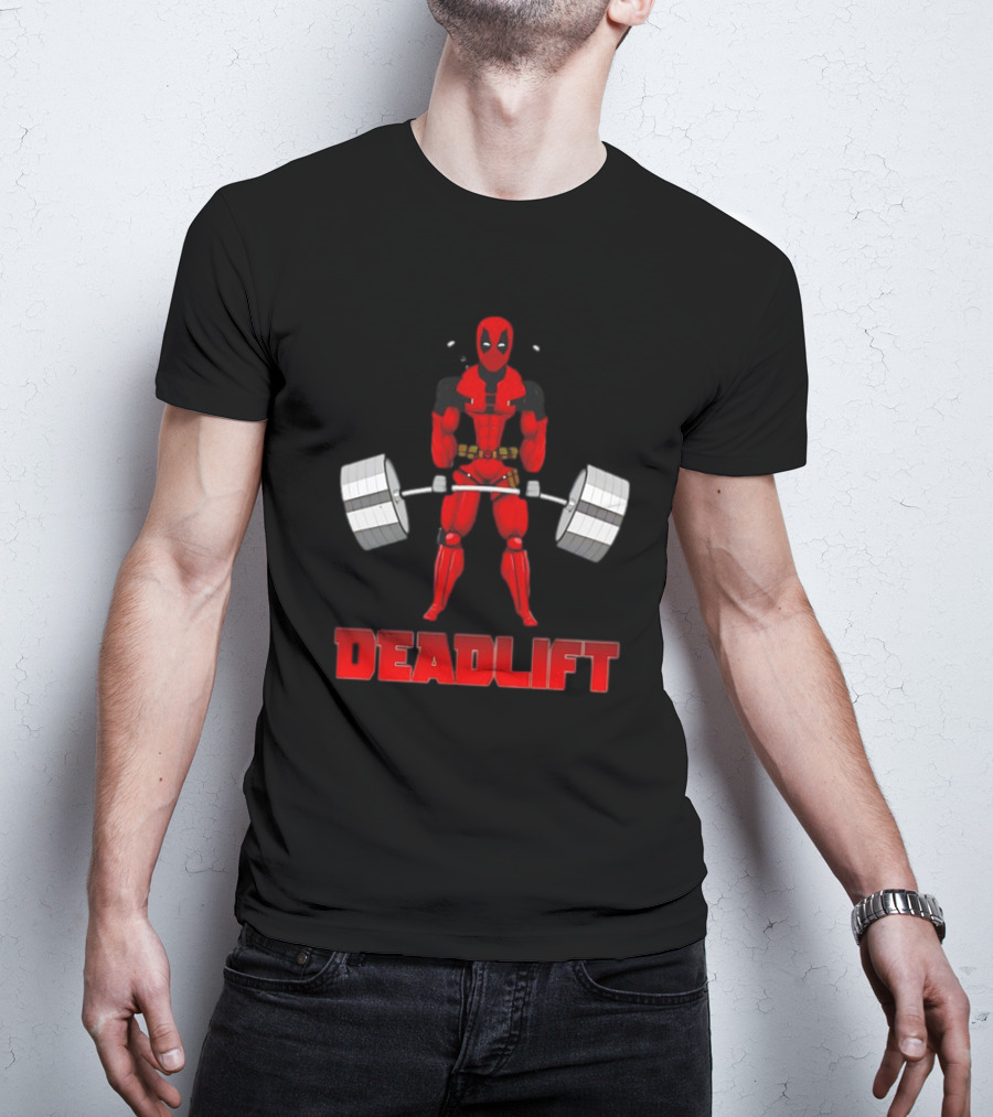 Deadpool Papa Swolio Deadlift T-Shirt