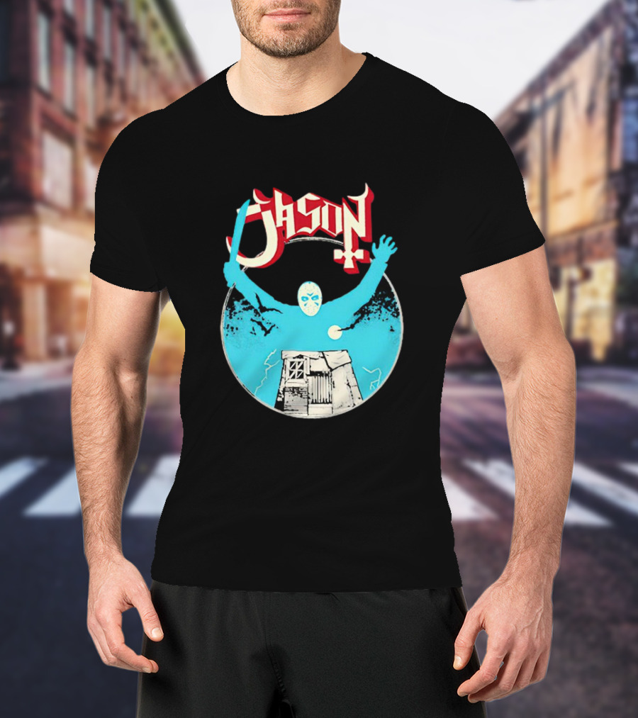Jason Ghost Heavy Metal Turbo Cabin And Mask T-Shirt