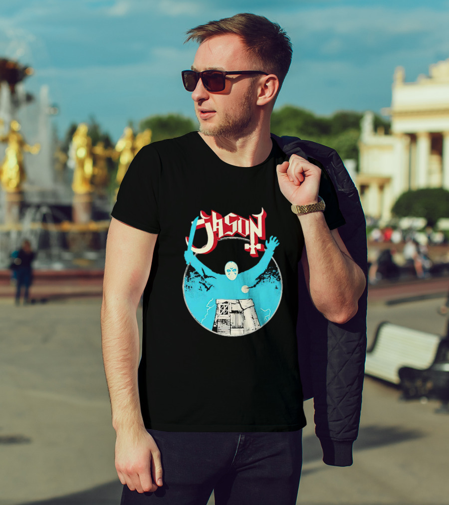 Jason Ghost Heavy Metal Turbo Cabin And Mask T-Shirt
