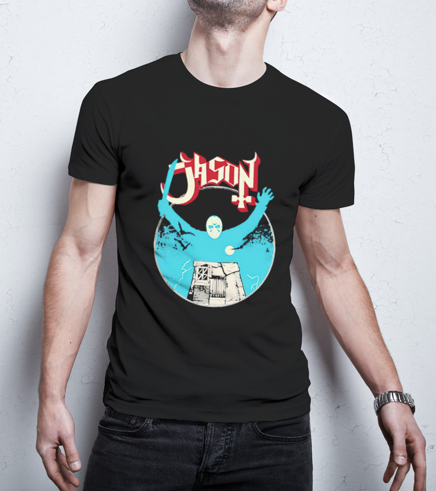 Jason Ghost Heavy Metal Turbo Cabin And Mask T-Shirt
